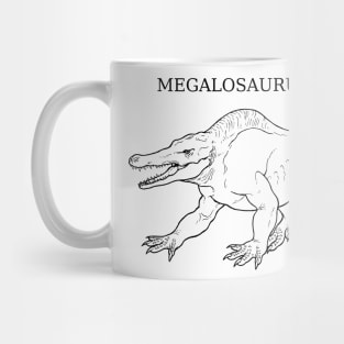 Vintage Megalosaurus Mug